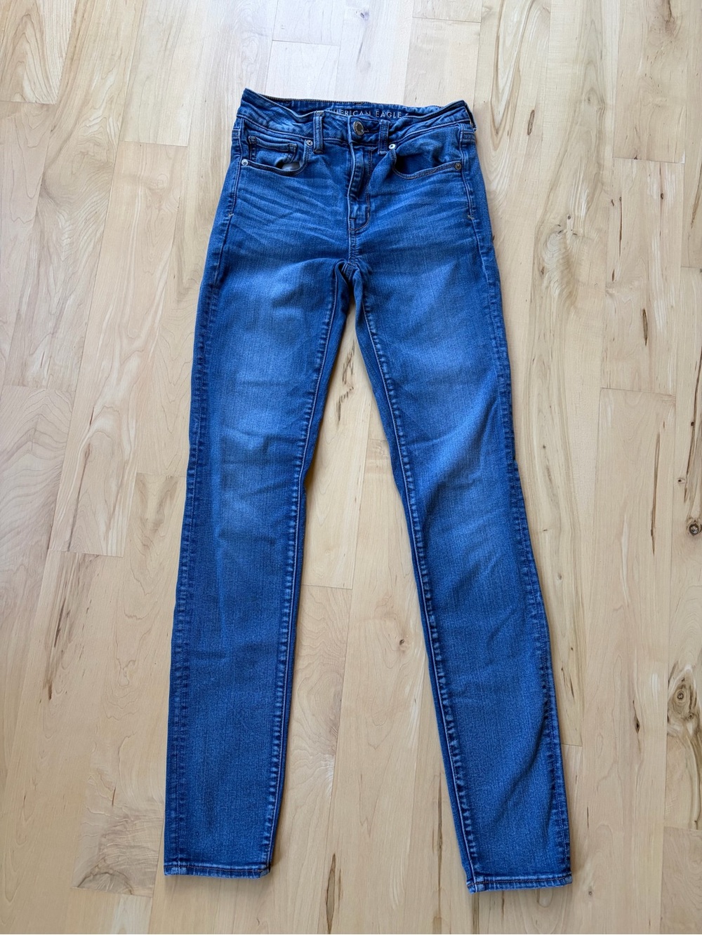 American Eagle Outfitters Dark Blue Skinny Jeans